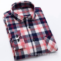 Fashion 100% cotton flannel shirt in winter